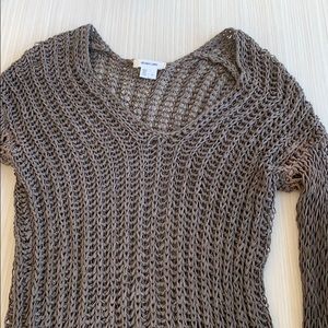 HELMUT LANG Open Knit Mesh Knit  Asymmetric Tunic